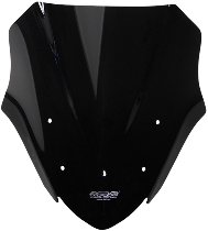 MRA fairing shield, Racing, black, with homologation -