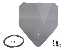 MRA Fairing screen, sport SP, smoke grey, with homologation