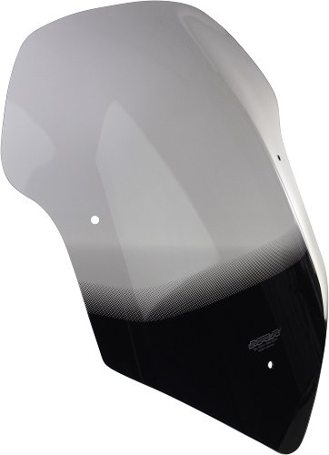 MRA Fairing screen, touring, smoke grey, with homologation -