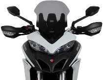 MRA Fairing screen, touring, smoke grey, with homologation -