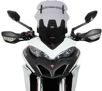 MRA Fairing screen, vario touring, grey, with homologation -