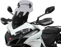 MRA Fairing screen, vario touring, grey, with homologation -