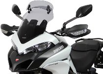 MRA Fairing screen, vario touring, grey, with homologation -