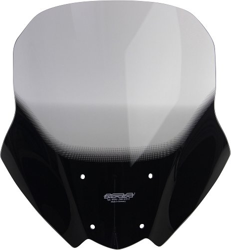 MRA fairing shield, Touring, smoke grey, with homologation -