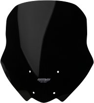 MRA fairing shield, Touring, black, with homologation -