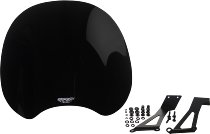 MRA fairing shield, Touring, black, with homologation -