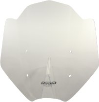 MRA fairing shield, Sport, clear, with homologation - KTM