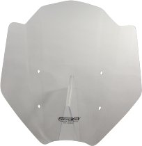 MRA fairing shield, Sport, clear, with homologation - KTM