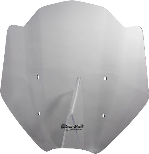 MRA fairing shield, Sport, smoke grey, with homologation -