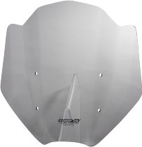 MRA fairing shield, Sport, smoke grey, with homologation -