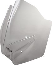 MRA fairing shield, Sport, smoke grey, with homologation -