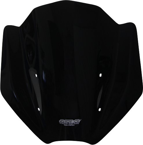 MRA fairing shield, Sport, black, with homologation - KTM