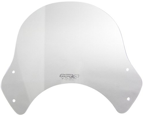 MRA fairing shield, Sport, clear, with homologation -