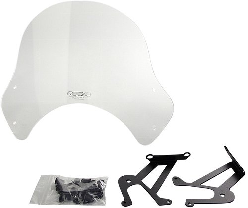 MRA fairing shield, Sport, clear, with homologation -