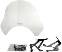 MRA fairing shield, Sport, clear, with homologation -