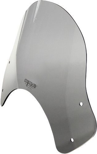 MRA fairing shield, Sport, smoke grey, with homologation -