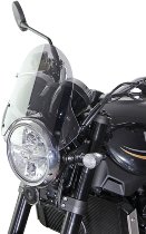 MRA fairing shield, Sport, smoke grey, with homologation -