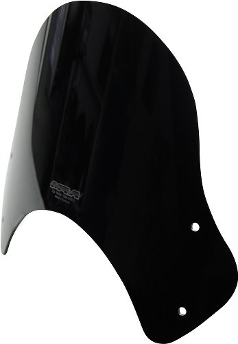 MRA fairing shield, Sport, black, with homologation -