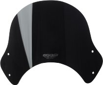 MRA fairing shield, Sport, black, with homologation -