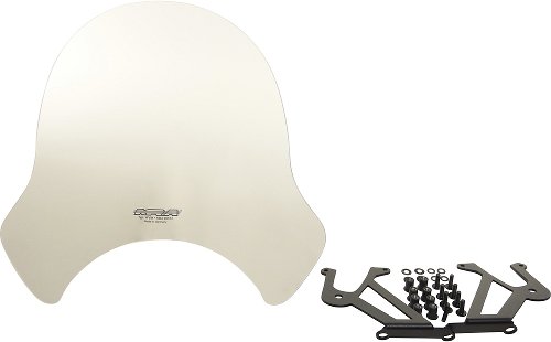 MRA fairing shield, Touring, clear, with homologation -