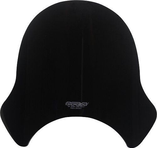 MRA fairing shield, Touring, black, with homologation -