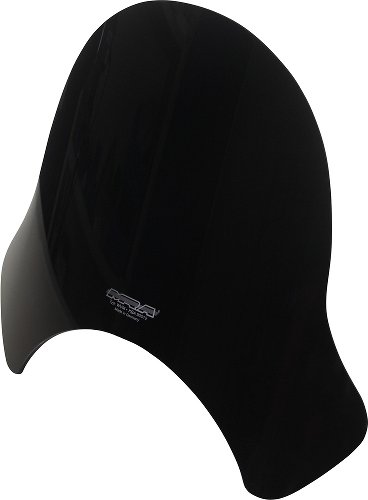 MRA fairing shield, Touring, black, with homologation -
