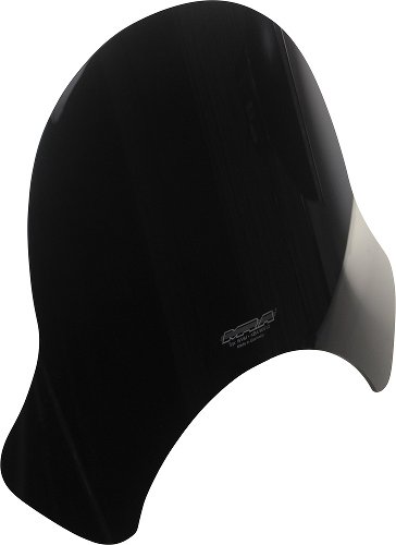 MRA fairing shield, Touring, black, with homologation -
