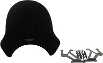 MRA fairing shield, Touring, black, with homologation -
