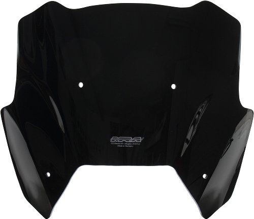 MRA fairing shield, Sport, black, with homologation - KTM