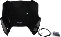 MRA fairing shield, Sport, black, with homologation - KTM