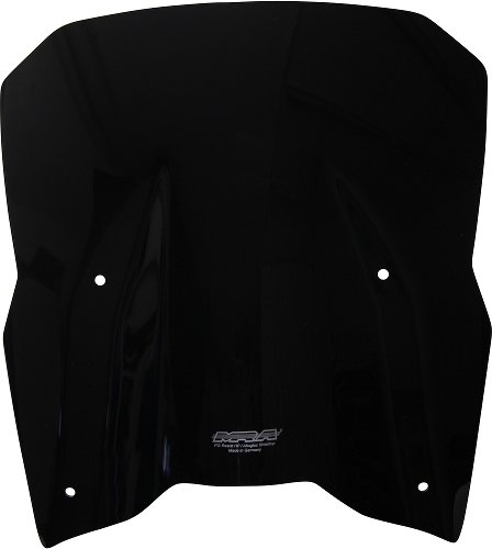 MRA fairing shield, Touring, black, with homologation - KTM