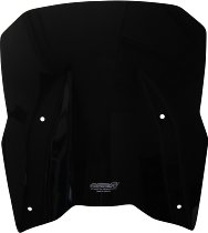MRA fairing shield, Touring, black, with homologation - KTM