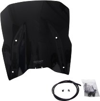 MRA fairing shield, Touring, black, with homologation - KTM