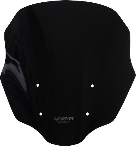 MRA fairing shield, Toruing, black, with homologation - BMW