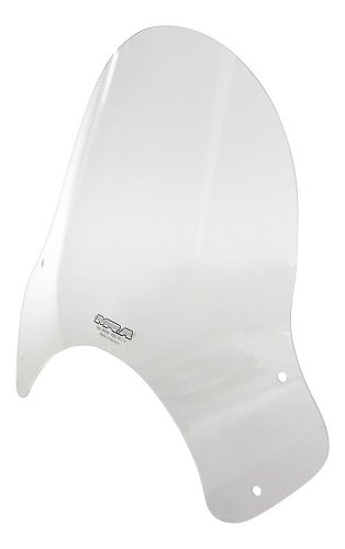 MRA Windscreen, style shield, clear, with homologation -