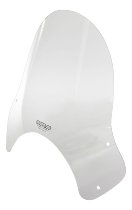 MRA Windscreen, style shield, clear, with homologation -