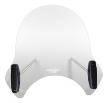 MRA Windscreen, style shield, clear, with homologation -