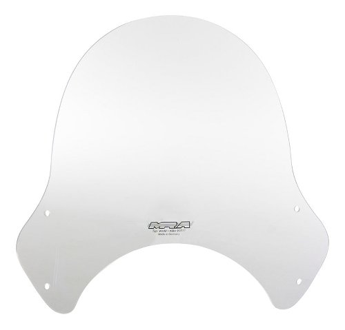 MRA Windscreen, style shield, clear, with homologation -