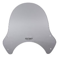 MRA Windscreen, style shield, grey, with homologation -