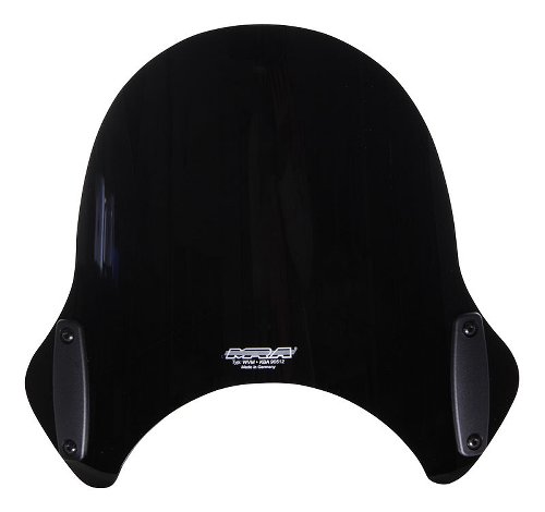 MRA Windschild, Style Shield, schwarz, mit ABE - Aprilia