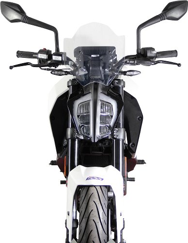 MRA fairing shield, Sport, clear, with homologation - KTM