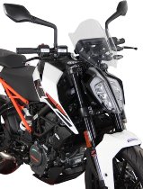 MRA fairing shield, Sport, clear, with homologation - KTM