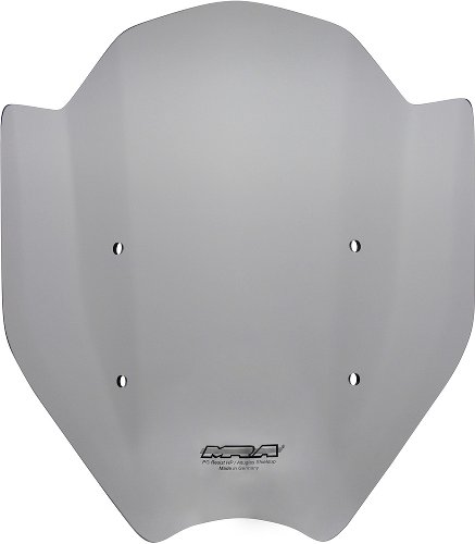 MRA fairing shield, Sport, smoke grey, with homologation -