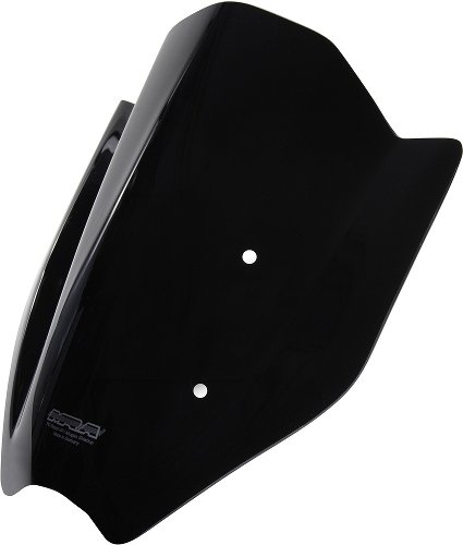 MRA fairing shield, Sport, black, with homologation - KTM