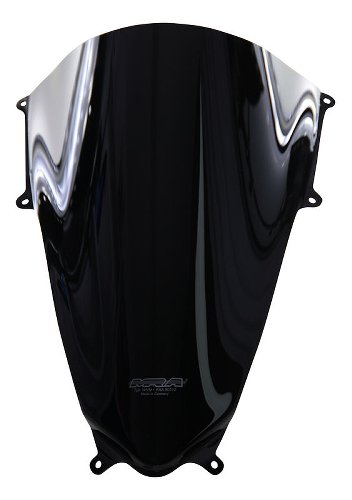 MRA Fairing screen, sport, black, with homologation - Ducati