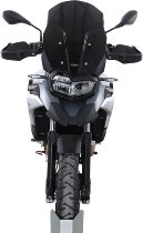 MRA fairing shield, Touring, black, with homologation - BMW