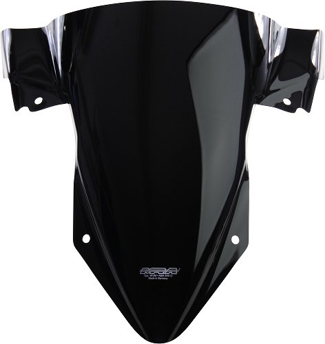 MRA fairing shield, original shape, black, with homologation