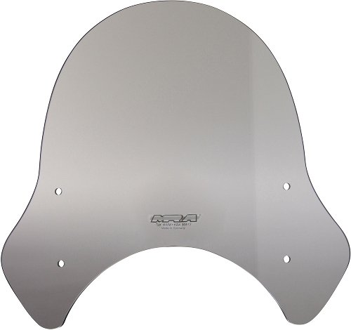 MRA fairing shield, Sport, smoke grey, with homologation -