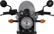 MRA fairing shield, Sport, smoke grey, with homologation -