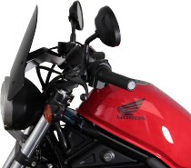 MRA fairing shield, Sport, black, with homologation - Honda